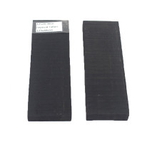 Linings Eben black Gabon 125x40x10mm (pair)